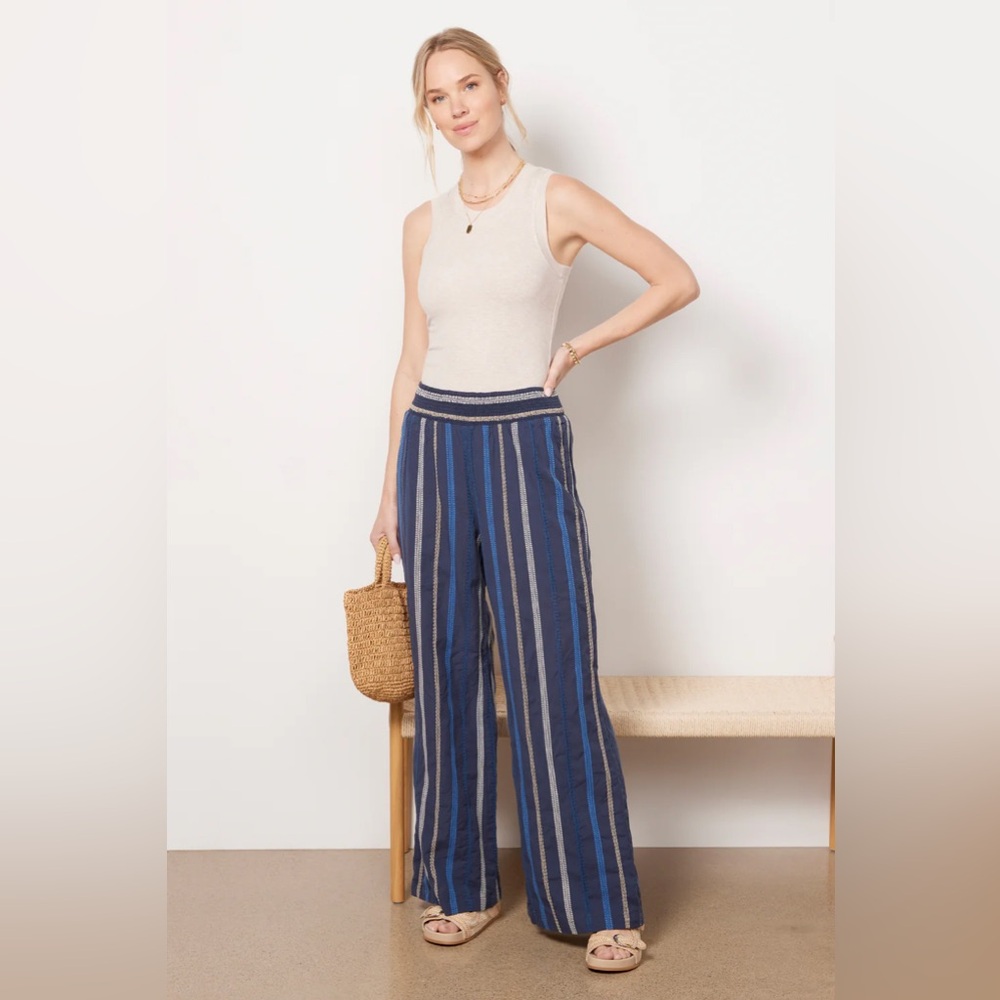 NWT! Michael Stars Rosa Blue Striped Pants